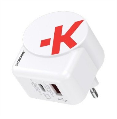 Skross Euro USB Charger A/C 65PD z USB-C