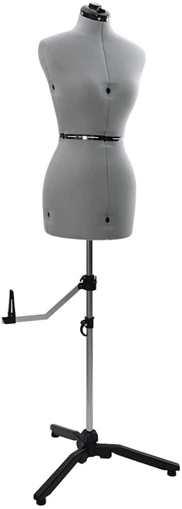 vidaXL Kobieca Regulowana Forma Sukienki Szary s Aksamit