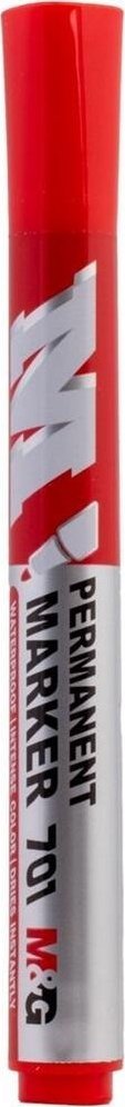 Marker suchościeralny 1-3 mm czerwony (10szt) M&G
