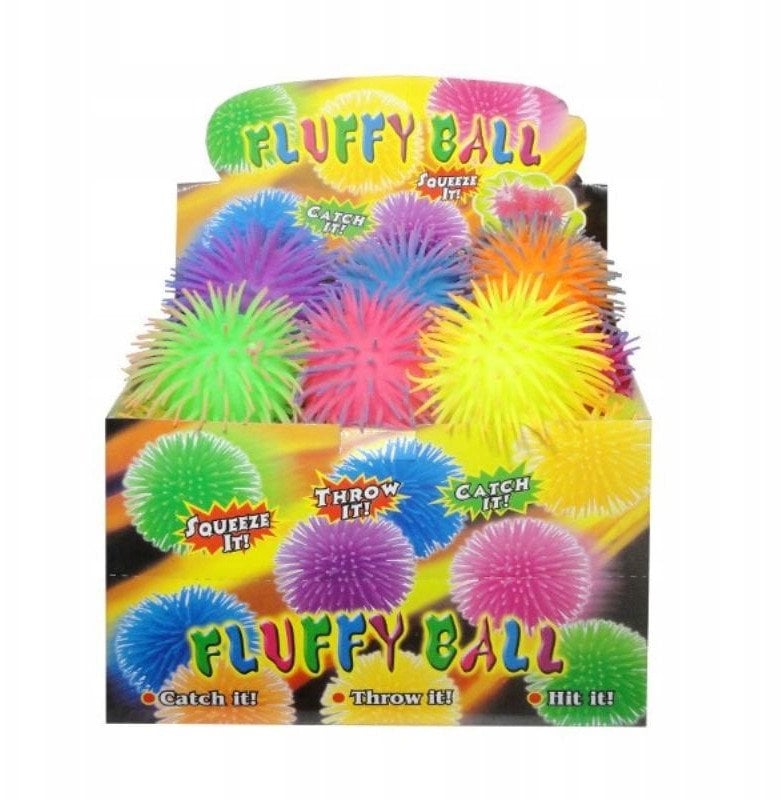 Piłka włochacz światło 24szt/box U797 67081