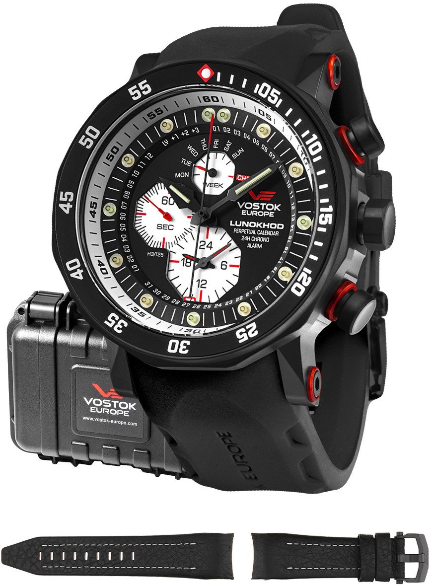 Zegarek męski Vostok Europe YM86-620C635S czarny