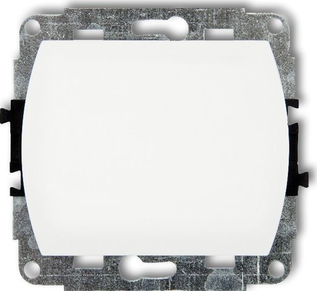 Karlik Trend Przycisk jednobiegunowy biały (WP-4.1)