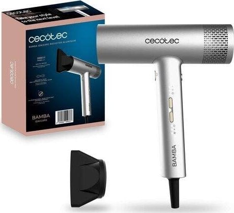 Suszarka Bamba IoniCare RockStar Aluminium 2000W Cecotec