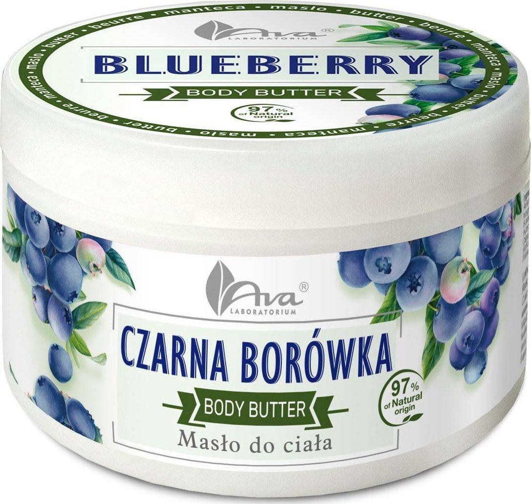 Ava AVA LABORATORIUM_Body Butter masło do ciała Czarna Borówka 250g