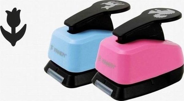 FANDY Dziurkacz ozdobny 25mm tulipan MIX