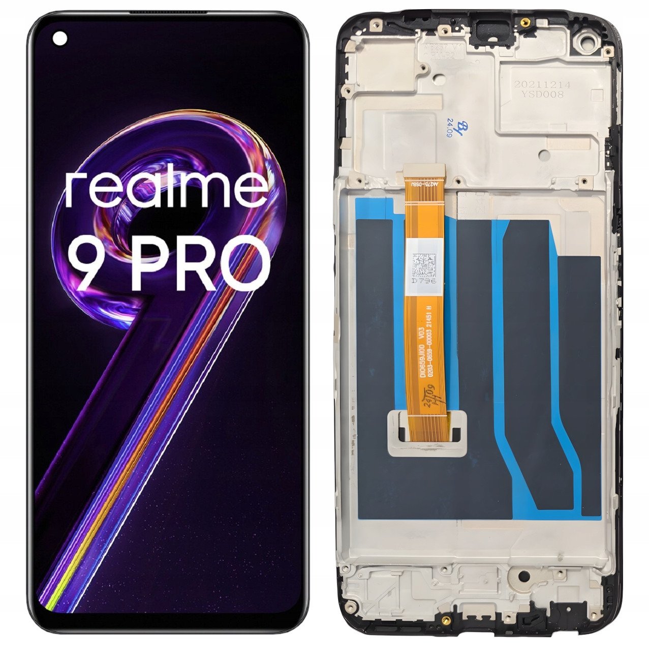 WYŚWIETLACZ EKRAN LCD DO REALME 9 PRO RAMKA