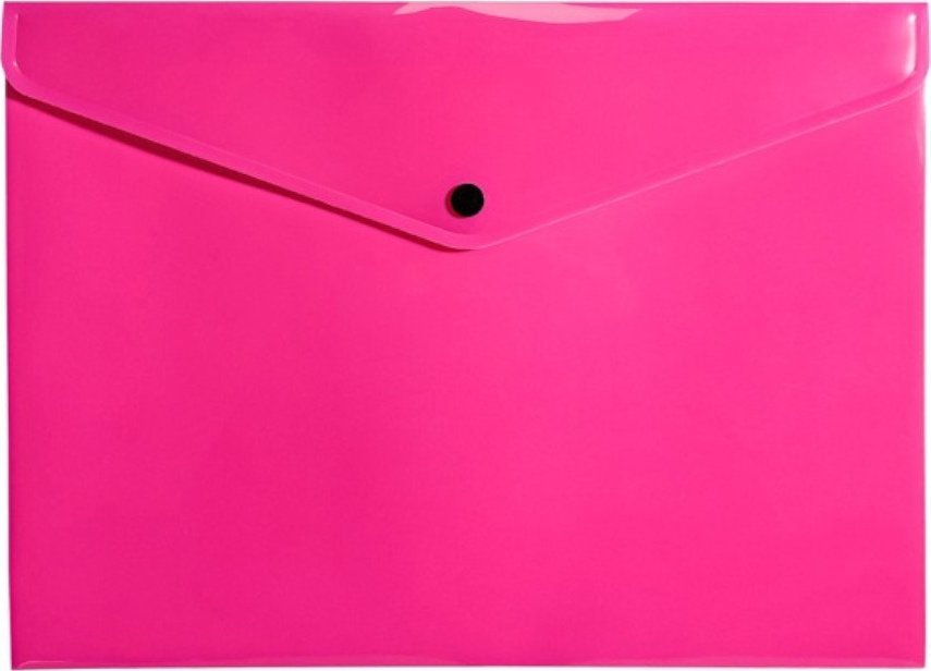 Biurfol Teczka kopertowa koperta na zatrzask A4 PP neon