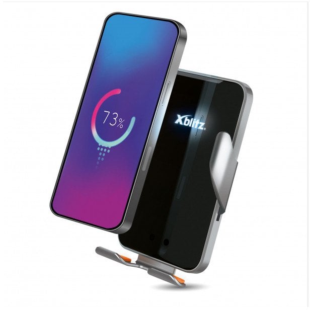 Uchwyt samochodowy Xblitz FX4 Elegance, automatyczny, z funkcją bezprzewodowego ładowania