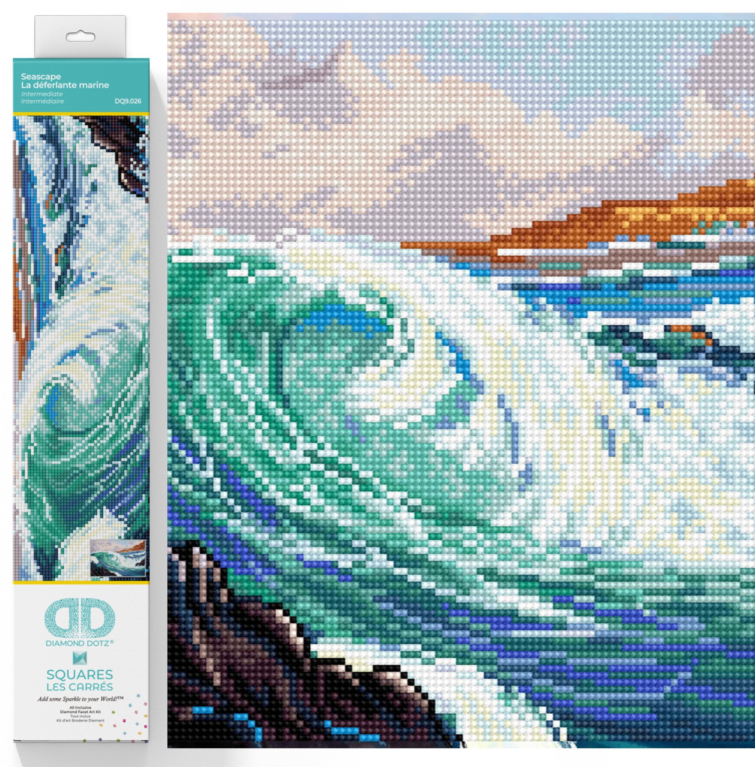 Dante Haft diamentowy Diamond Dotz Morze 50x36cm 018-DQ9026