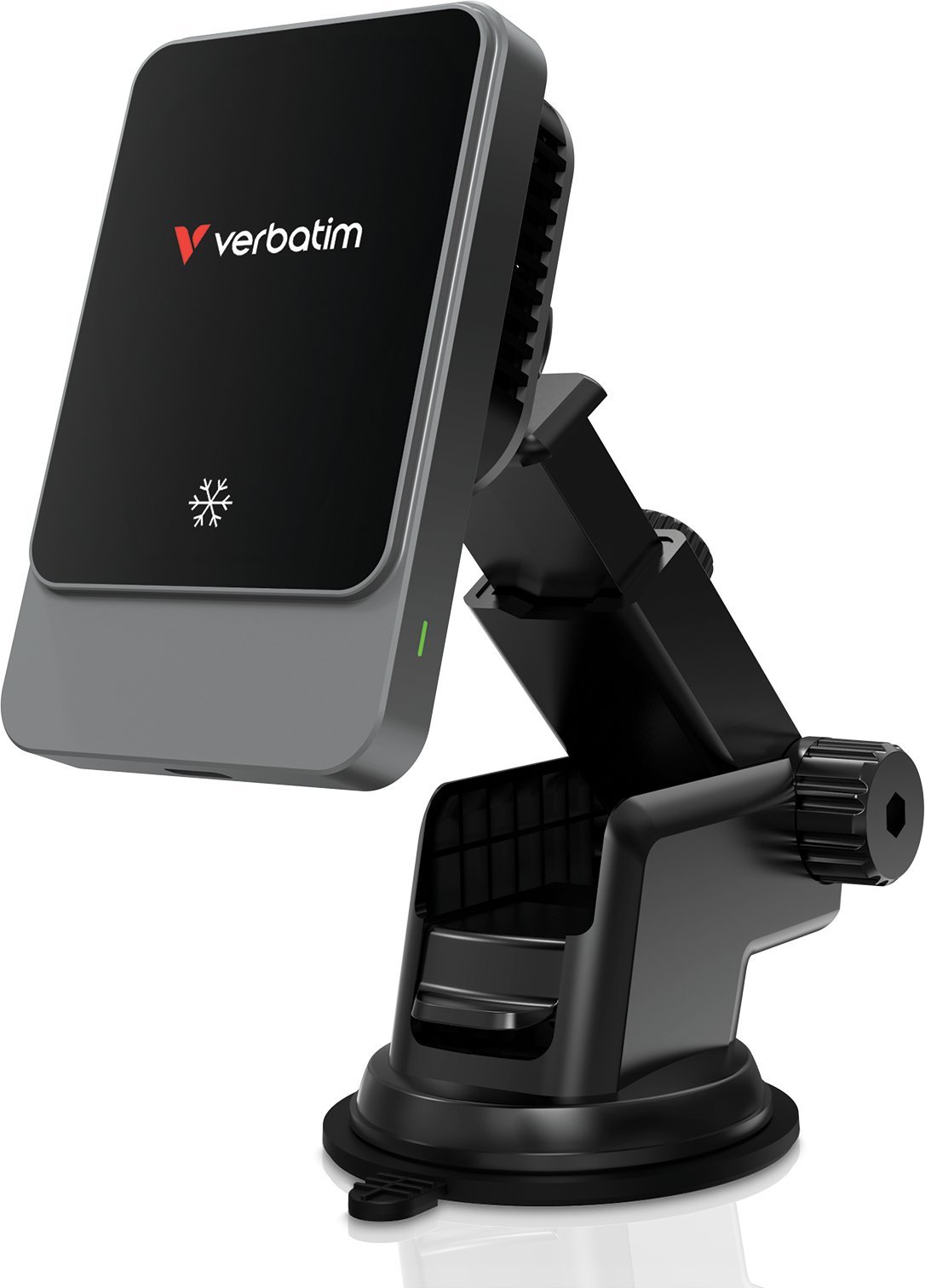 Verbatim - uchwyt do telefonu do samochodu, z �adowark� indukcyjn�, technologi Qi, czarna