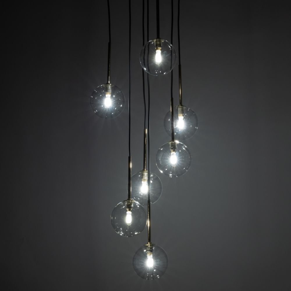 Lampa wisząca NILOS BLACK/GOLD 5362 TK Lighting