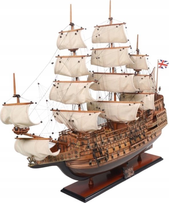 Ekskluzywny model żaglowca Sovereign of the Seas SOS80R z rozwiniętymi żaglami