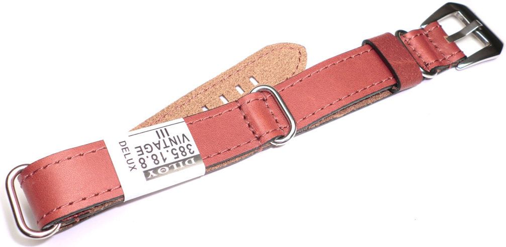 Diloy Skórzany pasek do zegarka 18 mm Diloy 385.18.8