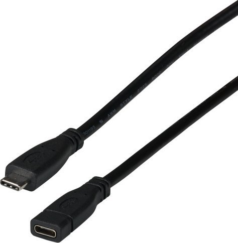 Kabel USB EFB USB-C - USB-C 0.2 m Czarny (EBUSBC-USBC10GE.0,2)
