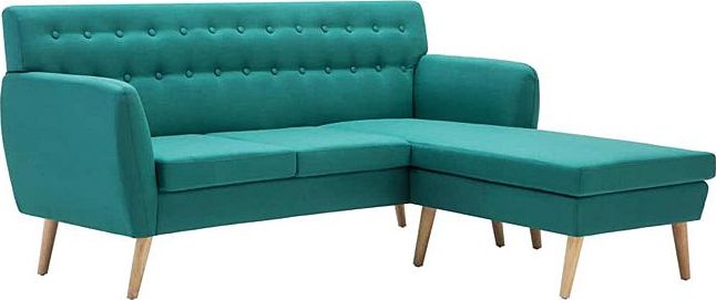 Elior Tapicerowana pikowana sofa Larisa 2G - zielona