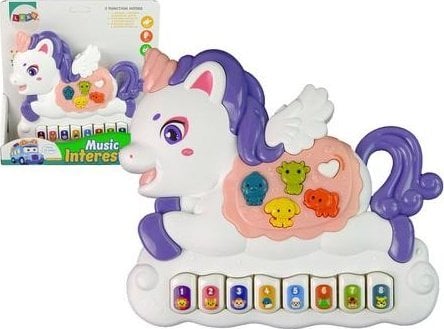 Teka Interaktywne pianinko jednorożec