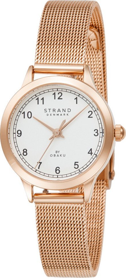 Zegarek Strand Zegarek damski Strand S742LXVIMV różowe złoto