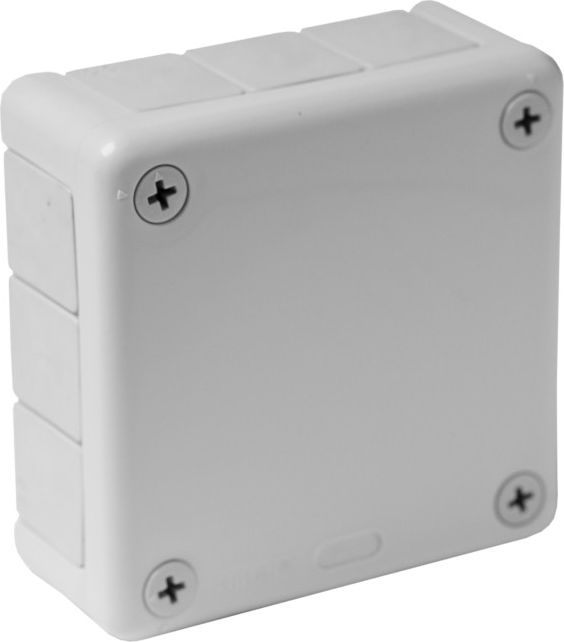 ViPlast 041-03 puszka n/t popielata bez zacisków z dławnicami bezgwintowymi 12-wlotowa wym/zew 98x98x42 mm IP55 ViPlast 7779