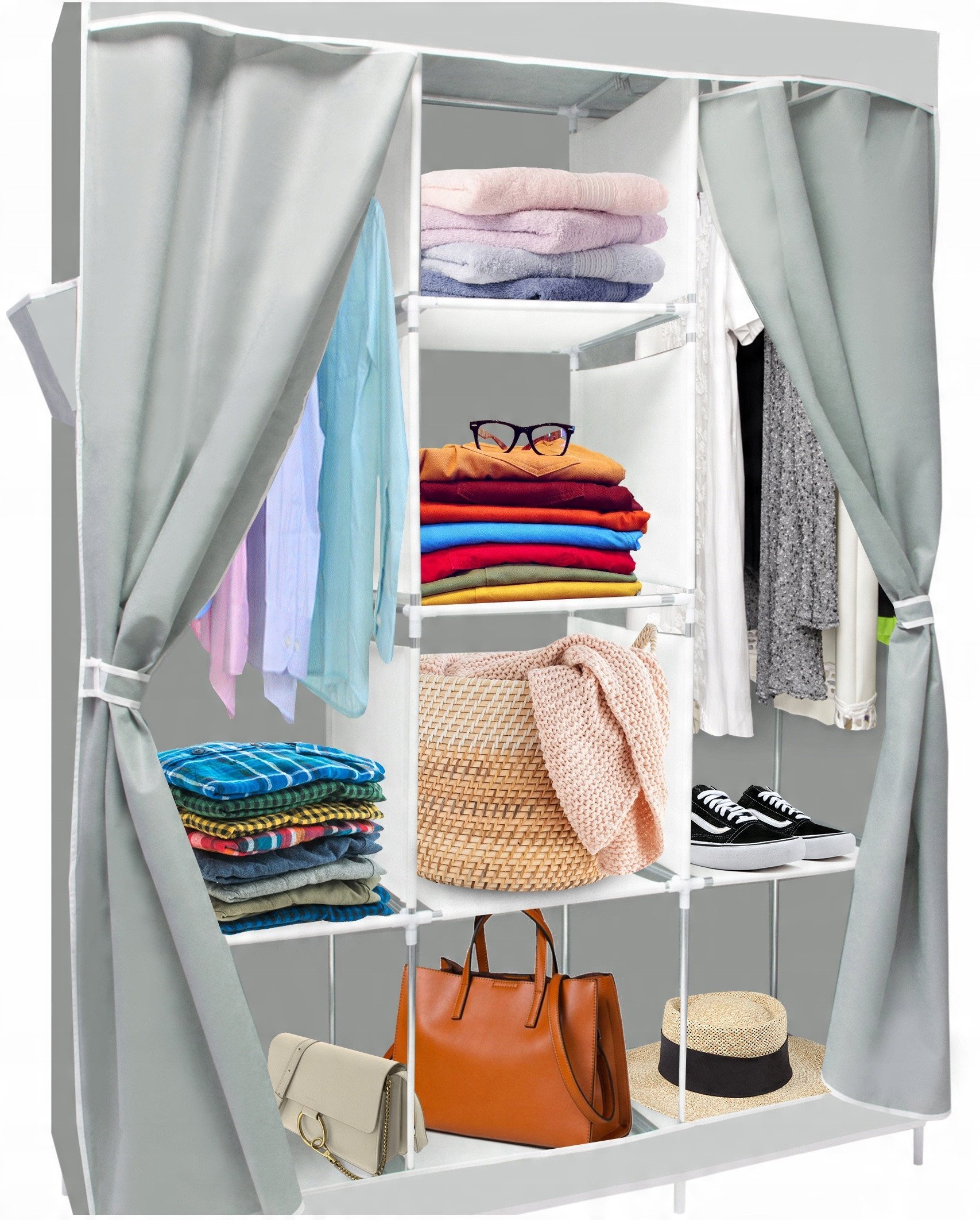 Gotel SZ4 REGAŁ TEKSTYLNY SZAFA SKŁADANA PÓŁK