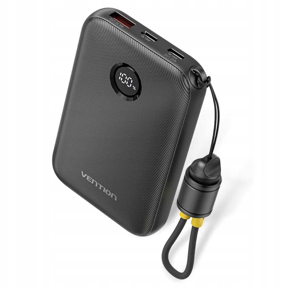 Powerbank Vention 10000mAh Czarny