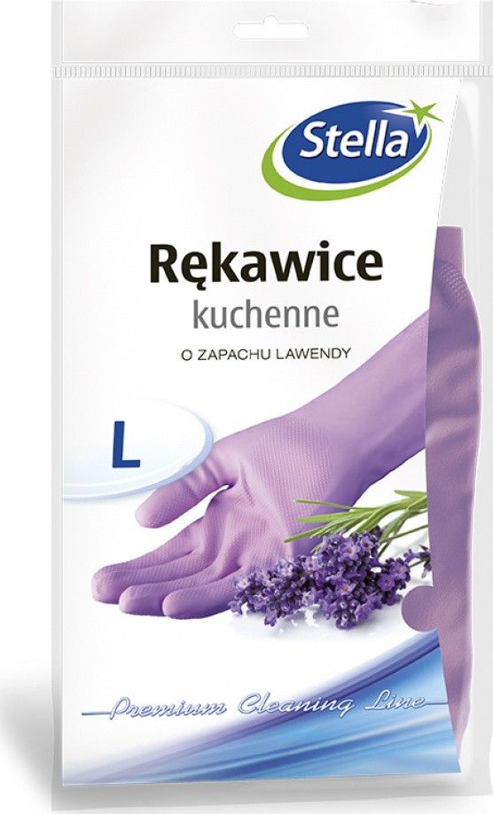 Stella Rękawice kuchenne STELLA, zapach lawendy, rozmiar L, lawendowy