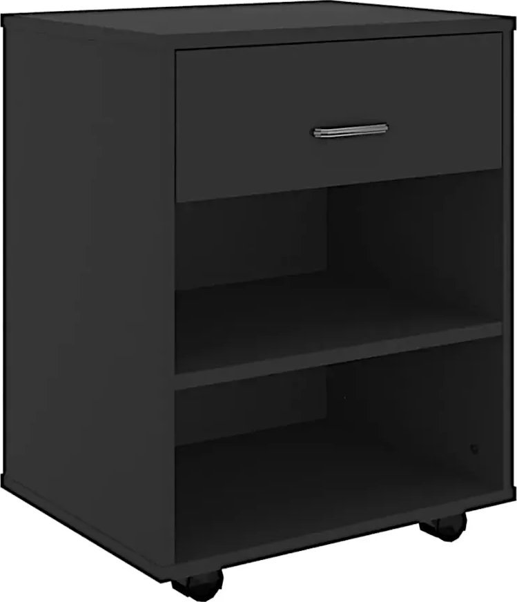 Elior Kontener biurkowy w kolorze czarnym - Bellano 10X