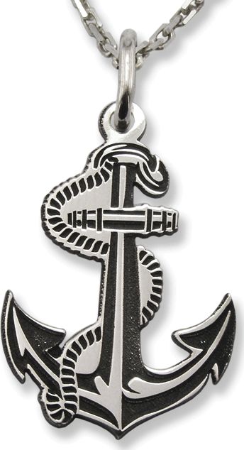 WĘC - Twój Jubiler Wisiorek srebrny Kotwica- 1