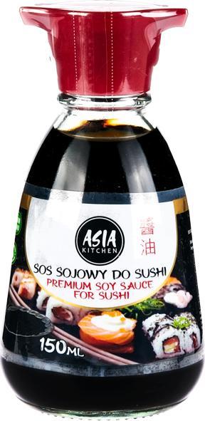 Asia Kitchen Sos sojowy do sushi Premium, dyspenser 150ml - Asia Kitchen