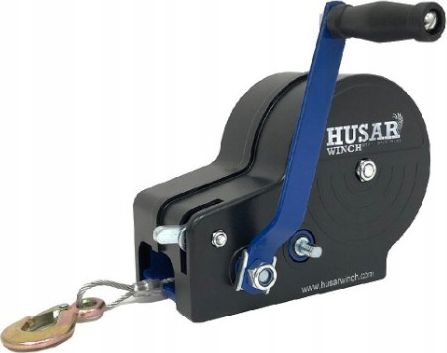 Husar Wciągarka linowa korbowa ręczna w obudowie BST R 2500 LBS (1133 kg, 10 m)
