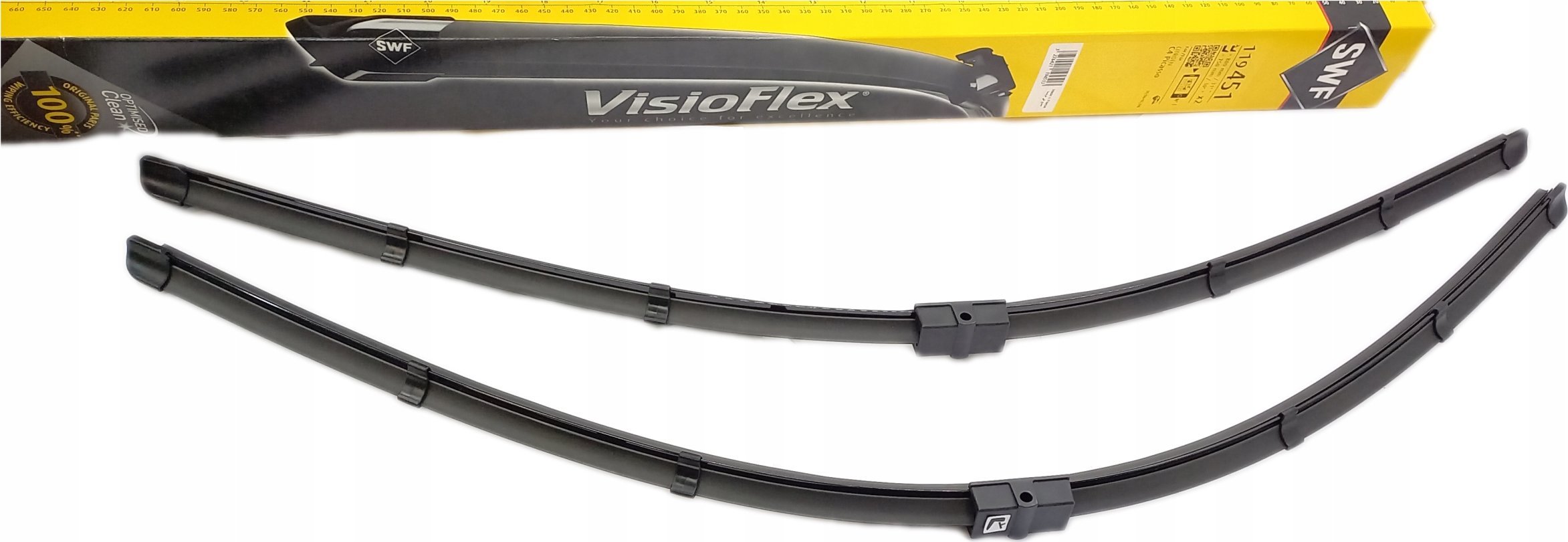 Valeo SWF Valytuvai 630/550 mm 2 vnt.