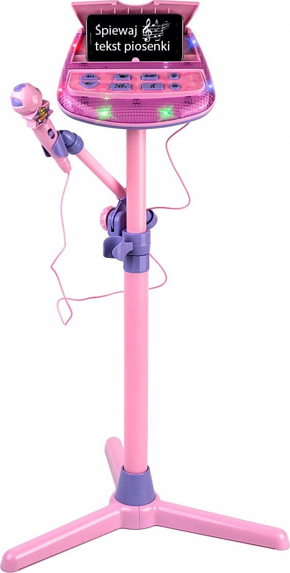 AIG Zestaw Do Karaoke Dla Dzieci Mikrofon Statyw Mp3