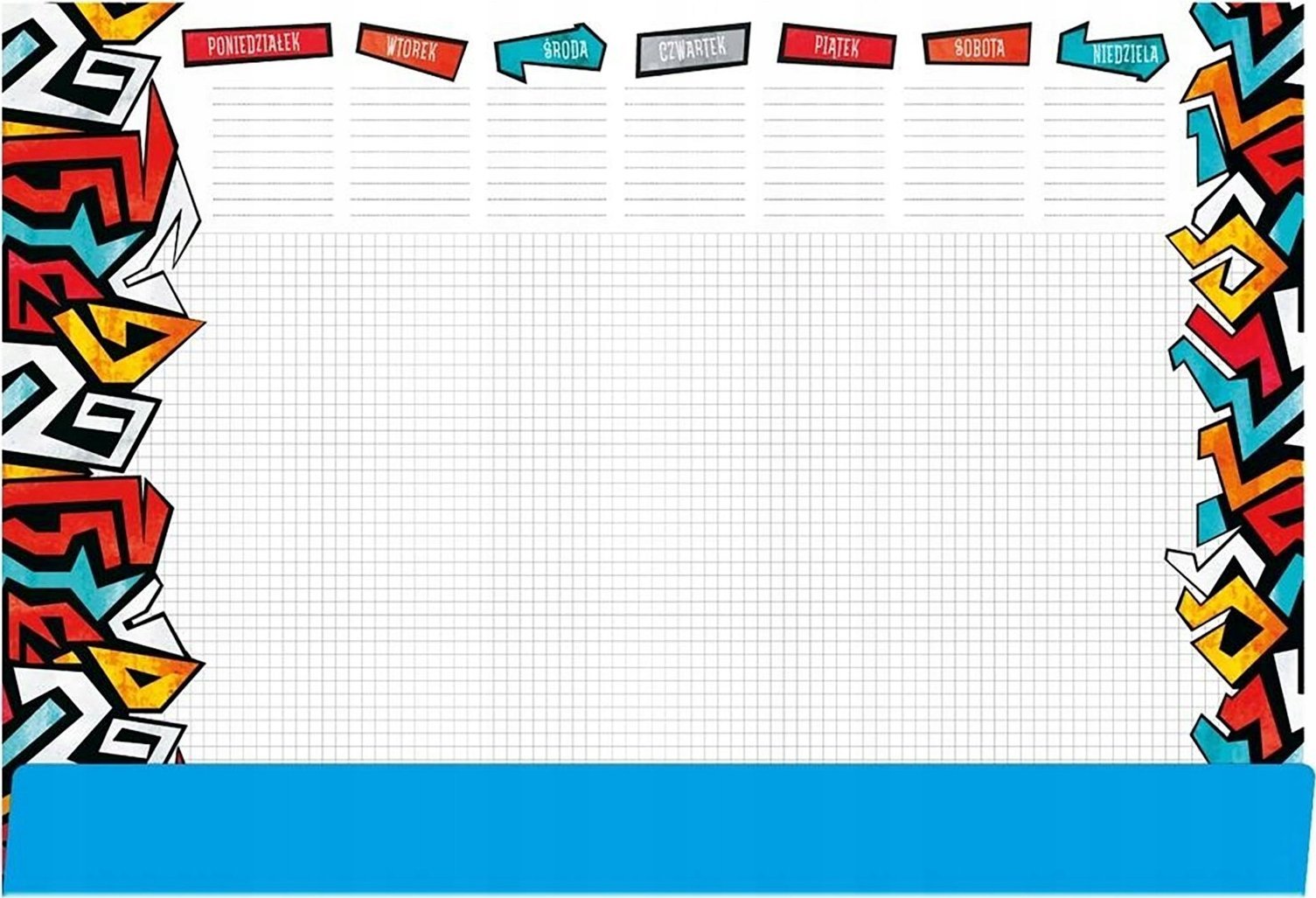Teka Podkład na biurko notes B3 - graffiti