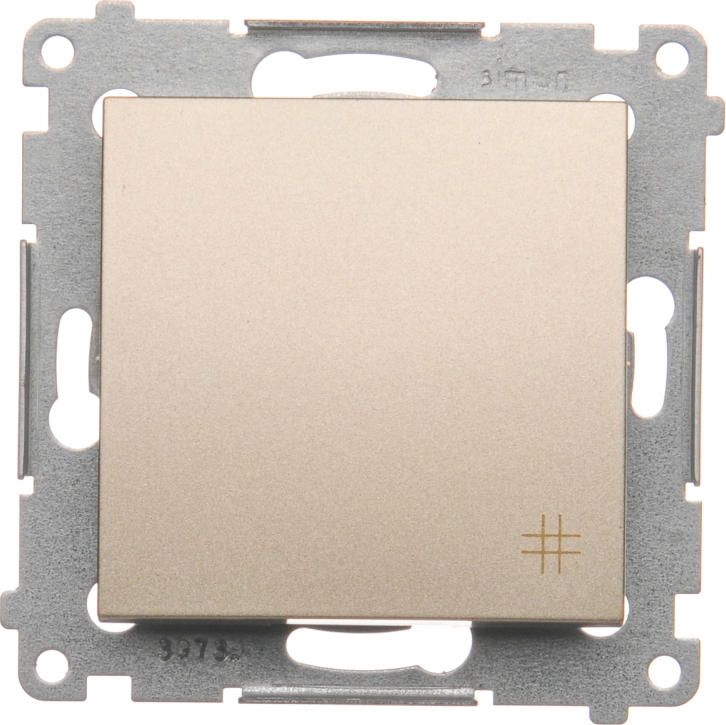 Kontakt-Simon Łącznik krzyżowy złoty matowy - DW7.01/44