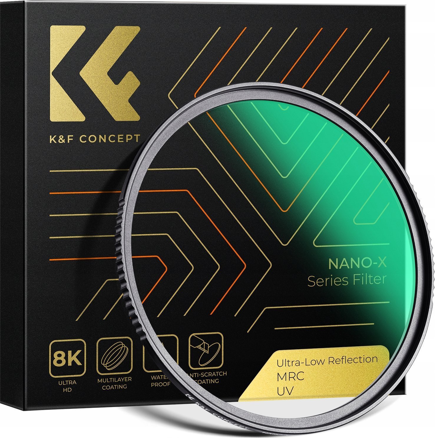 Filtr Kf Filtr Uv Ultra Low Reflection K&f Concept Nano-x Mrc 52 Mm 52mm / Kf01.2461