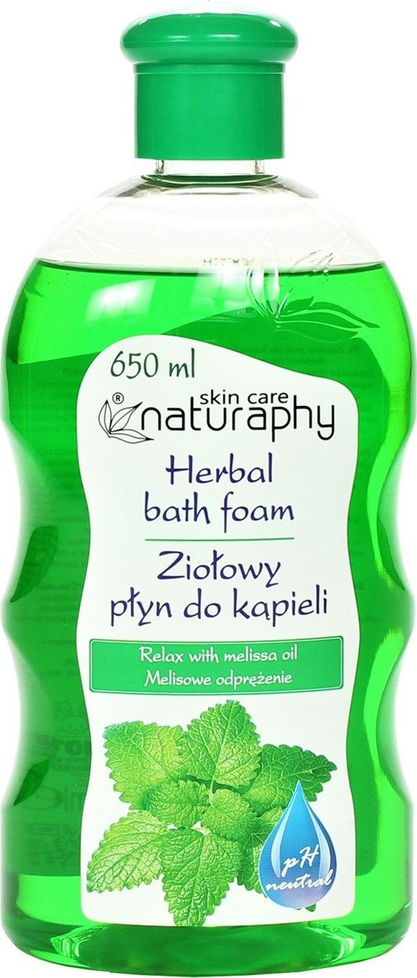 BluxCosmetics Ziołowy płyn do kąpieli z olejkiem z melisy 650 ml
