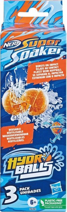 Nerf NERF hydro balls Super Soaker, 3 pcs., F63925L0