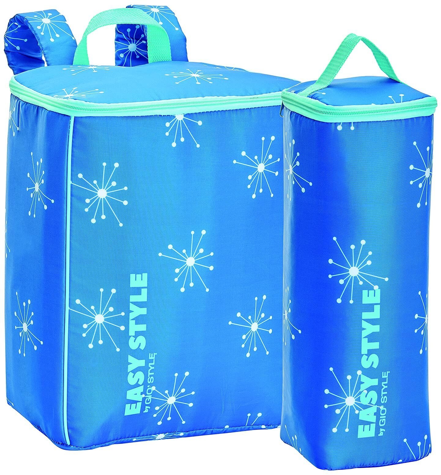 Thermal bag set (backpack+bottle bag) Easy Style assorted yellow/blue/pink 8000303309864