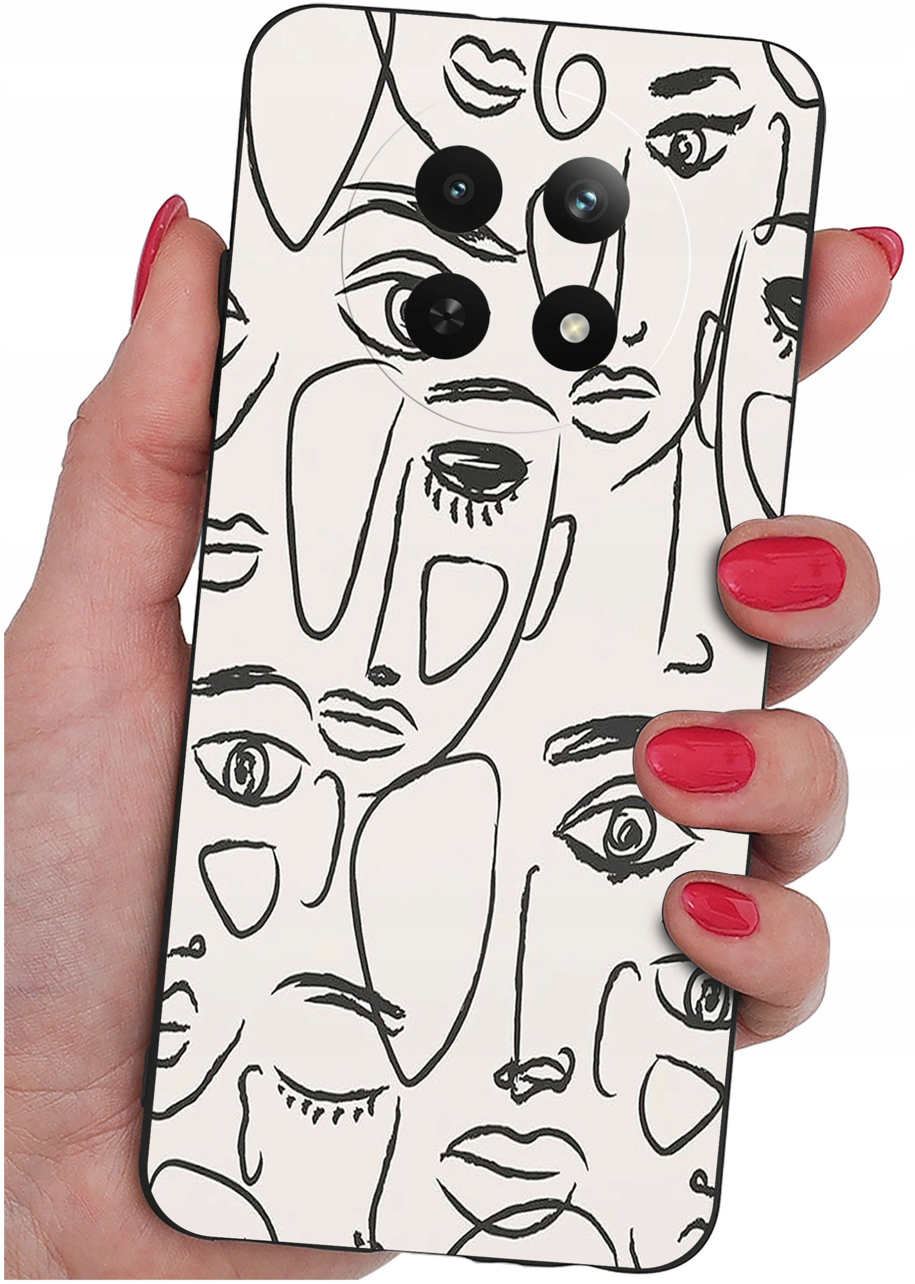 Etui do Realme 12 5G | 12x 5G WZORY |SILIKONOWE MATT CASE + SZKŁO 9H