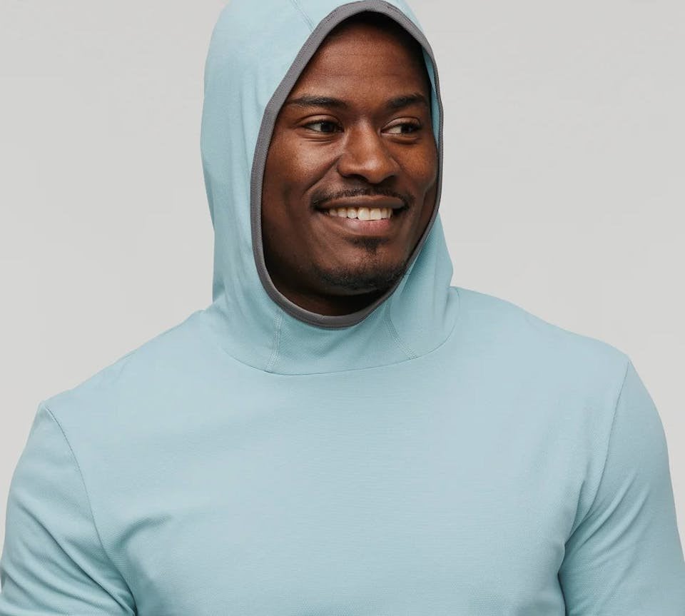 M'S Sombra Sun Hoodie, Sea Spray, L