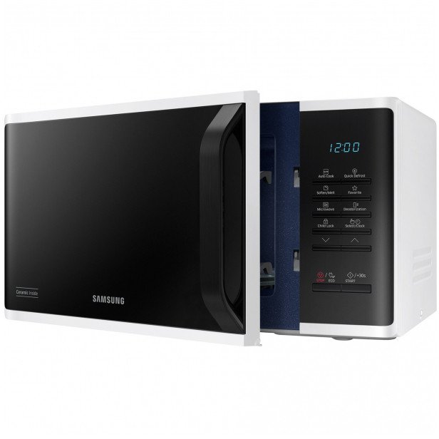 SAMSUNG MS23K3513AW/EN, microwave (Kolor: CZARNY/Kolor: BIAŁY)