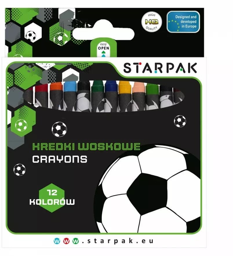 KREDKI WOSK 12KOL FOOTBALL STK PUD 12/144