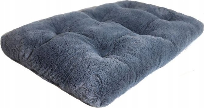 Mimikoko MIMIKO Pets Legowisko Shaggy prostokątne XXL 115x75cm grafitowe