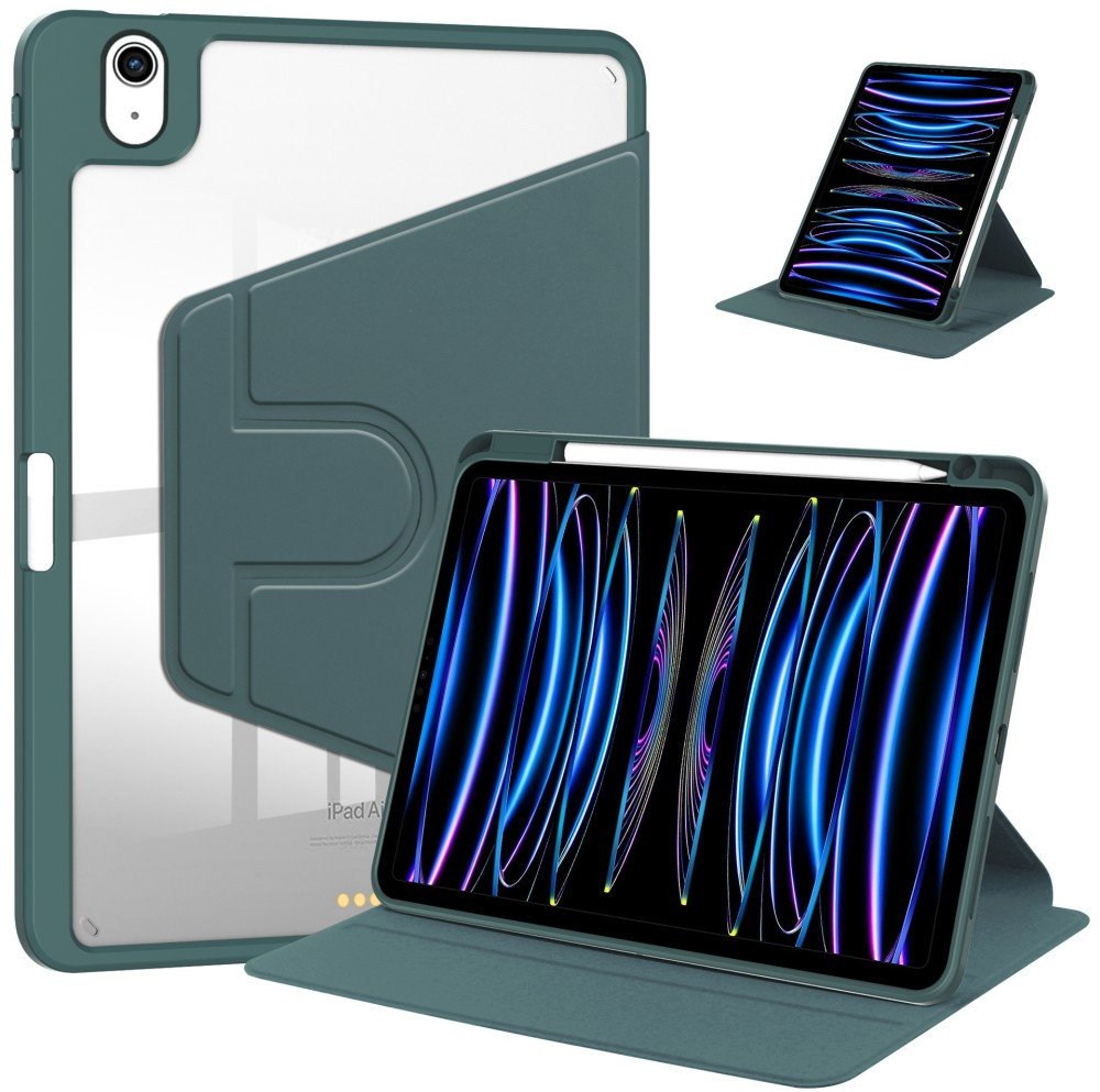 Etui do Apple iPad 10 2022/11 2025 z miejscem na rysik, Supero, zielone