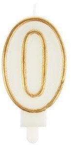 Świeczka 0 złota
