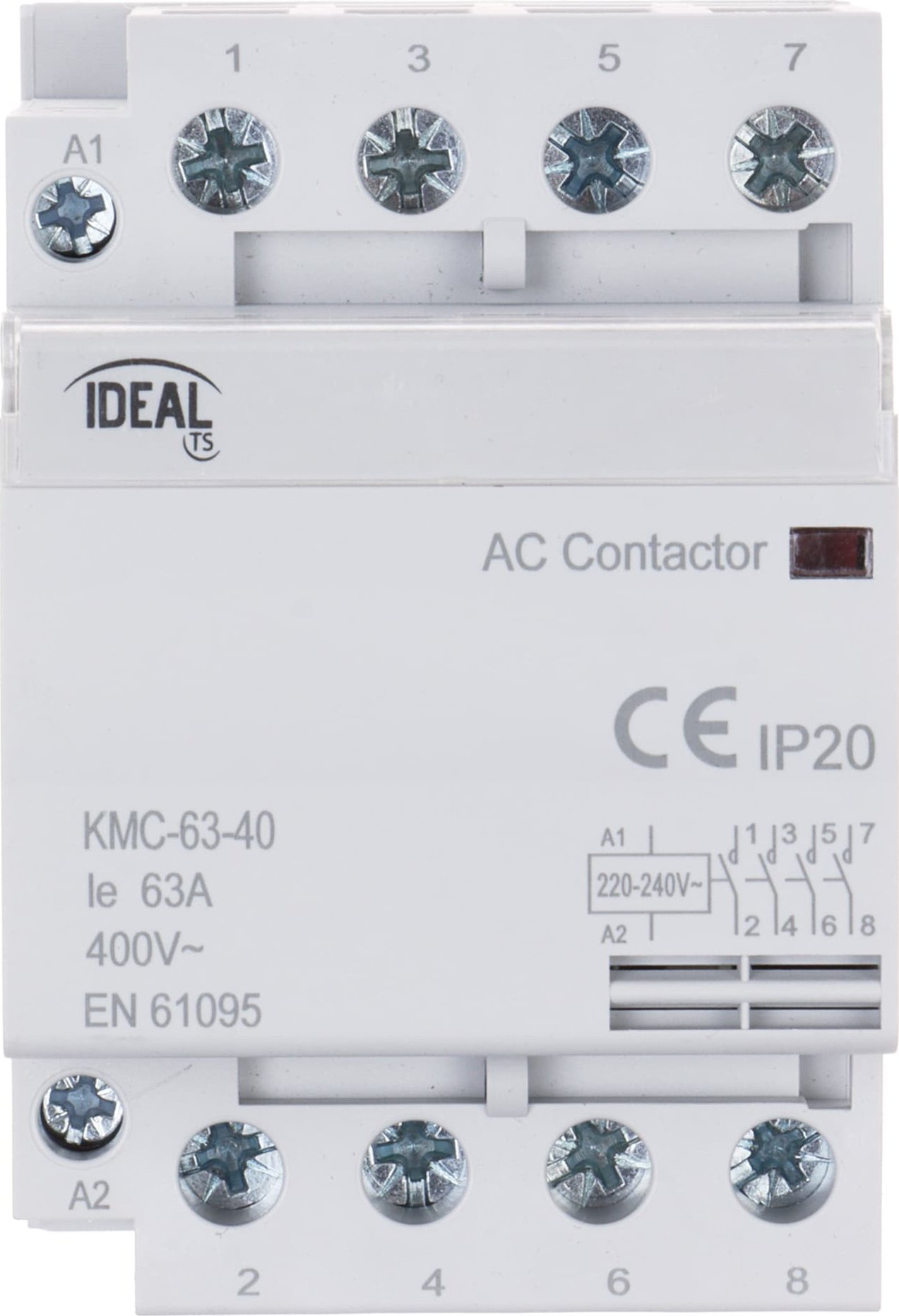 Ideal STYCZNIK MODUŁOWY KMC-63-40 63A 400V AC IDEAL