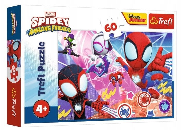 Trefl Puzzle Bohaterska przygoda, Spidey 60 elementów (17410)