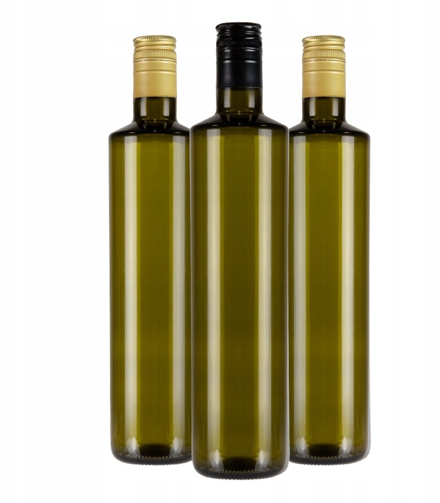 Butelka DORICA 750ml OLIWKOWA na oliwę olej nalewki ciemne szkło 0,7l