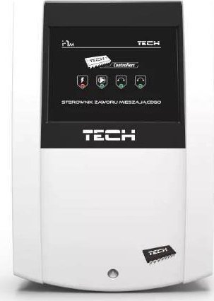 Tech Moduł zaworu mieszającego i-1m (obsługa: 1 siłownik; moduł rozszerzający do sterownika głównego) biały