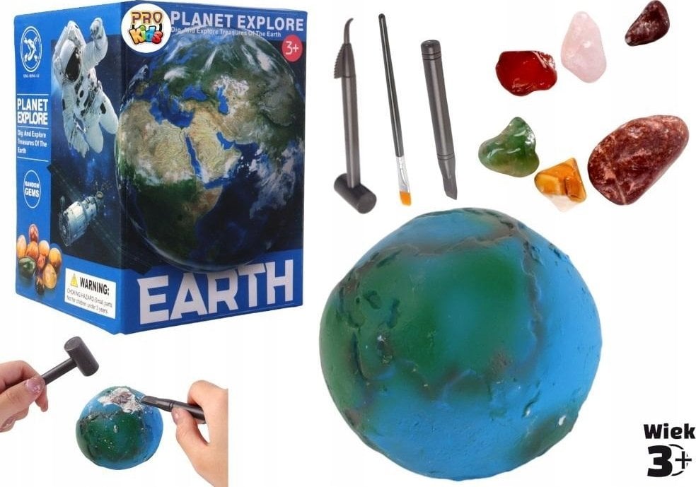 PRO-eximp Wykopaliska minerałów planeta Ziemia 06137