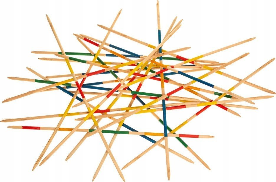 Atmosphera Gra zręcznościowa mikado, bierki XL, z drewna eukaliptusowego